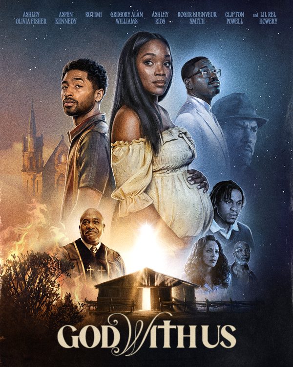 GOD WITH US poster for Instagram and Facebook feeds